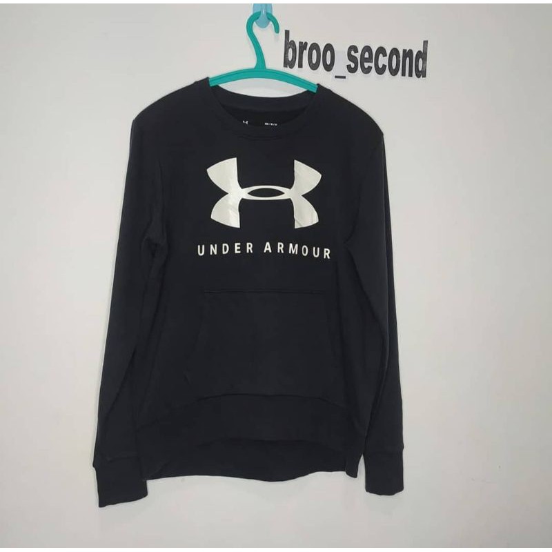 under armour jaket crewneck pria cewek 100% original bekas rasa baru