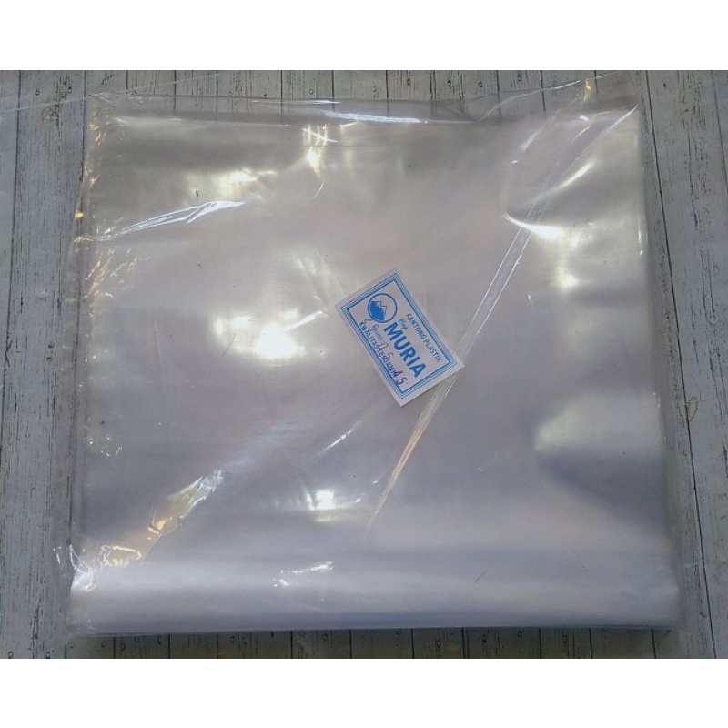 Plastik PP Bening Ukuran 25 cm Tebal 0.5
