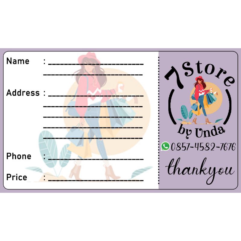 

Sepaket Stiker Pengiriman Olshop Murah