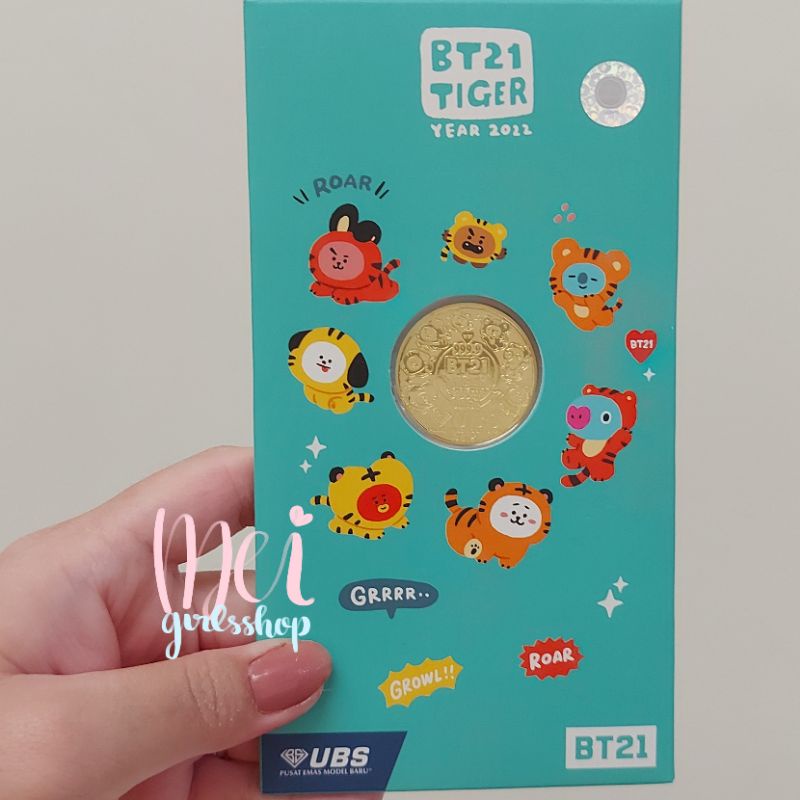 Angpao Emas BT21 UBS Gold