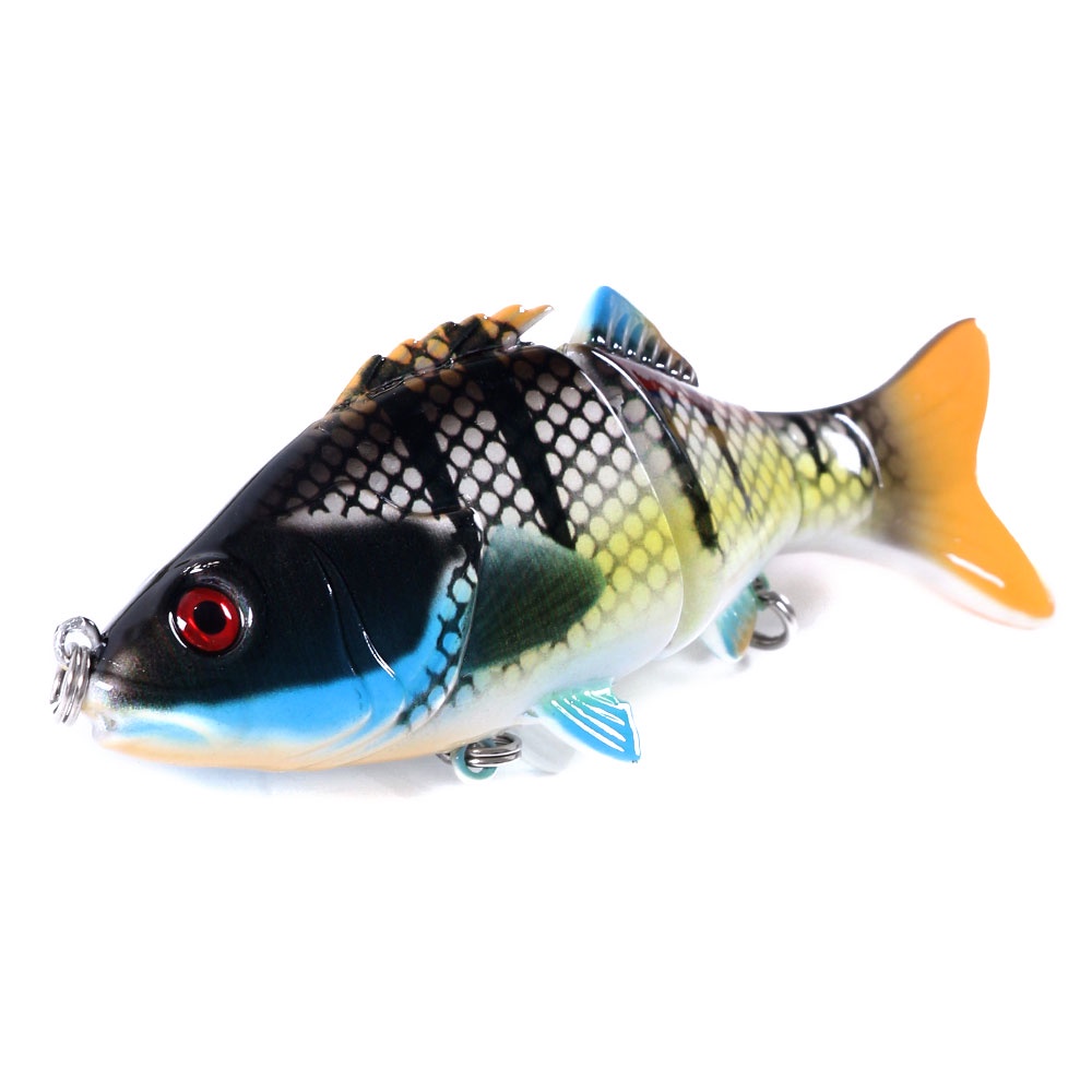 HENGJIA 1PCS Wobblers uMpan Pancing Fishing Lures 10cm 18g Artificial Multi-section Bait Trolling Hard Bait Minnow Carp Crankbait Fishing tackle