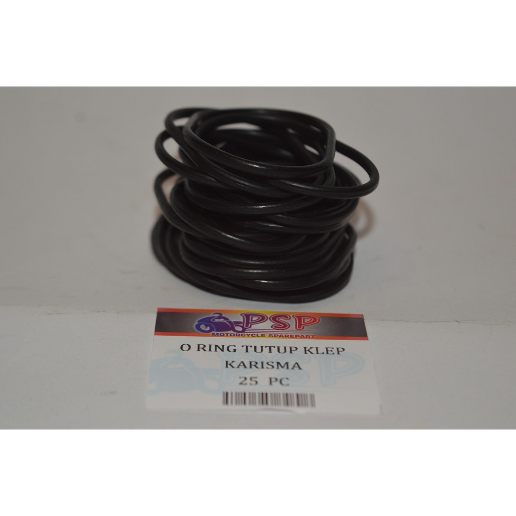 Oring Tutup Klep KARISMA (Harga Per Pak isi 25) - Seal Sil O Ring Karet OTK SUPRA X 125 / KIRANA