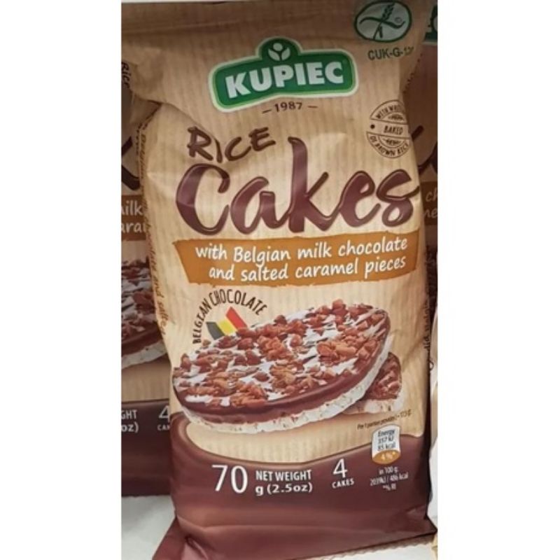 

Kupiec rice kaces Belgian chocolate 70gr