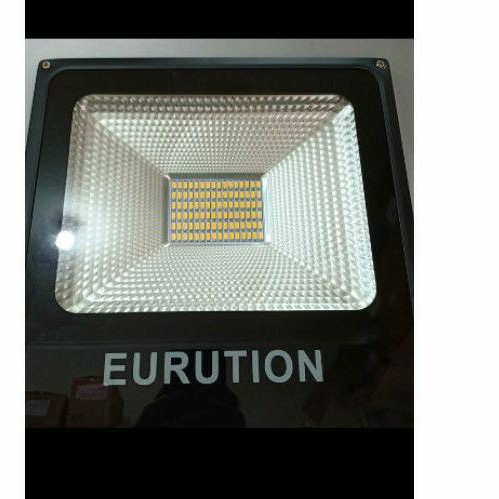 lampu sorot 100 watt tembak 100w Eurution model tipis cahaya putih atau kuning