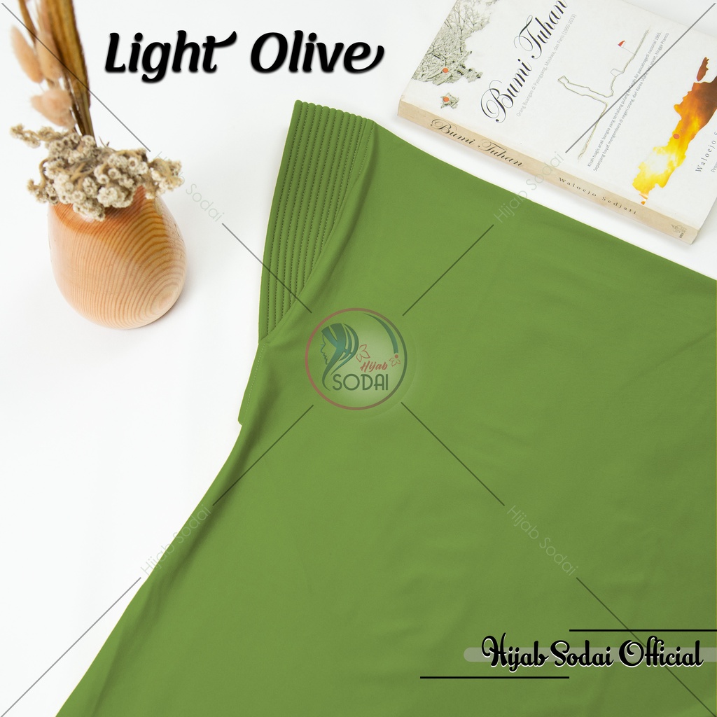 Jilbab Bergo Hamidah Jersey | Bergo Sport Jersey Premium-Light Olive