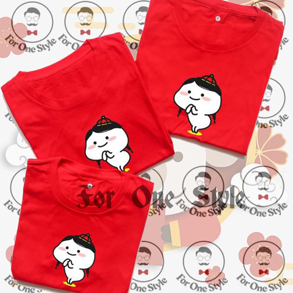 KAOS IMLEK PENTOL 04 pentol topi imlek ngarep - KAOS IMLEK SINCIA CHINESE NEW YEAR 2022 - TSHIRT YEA