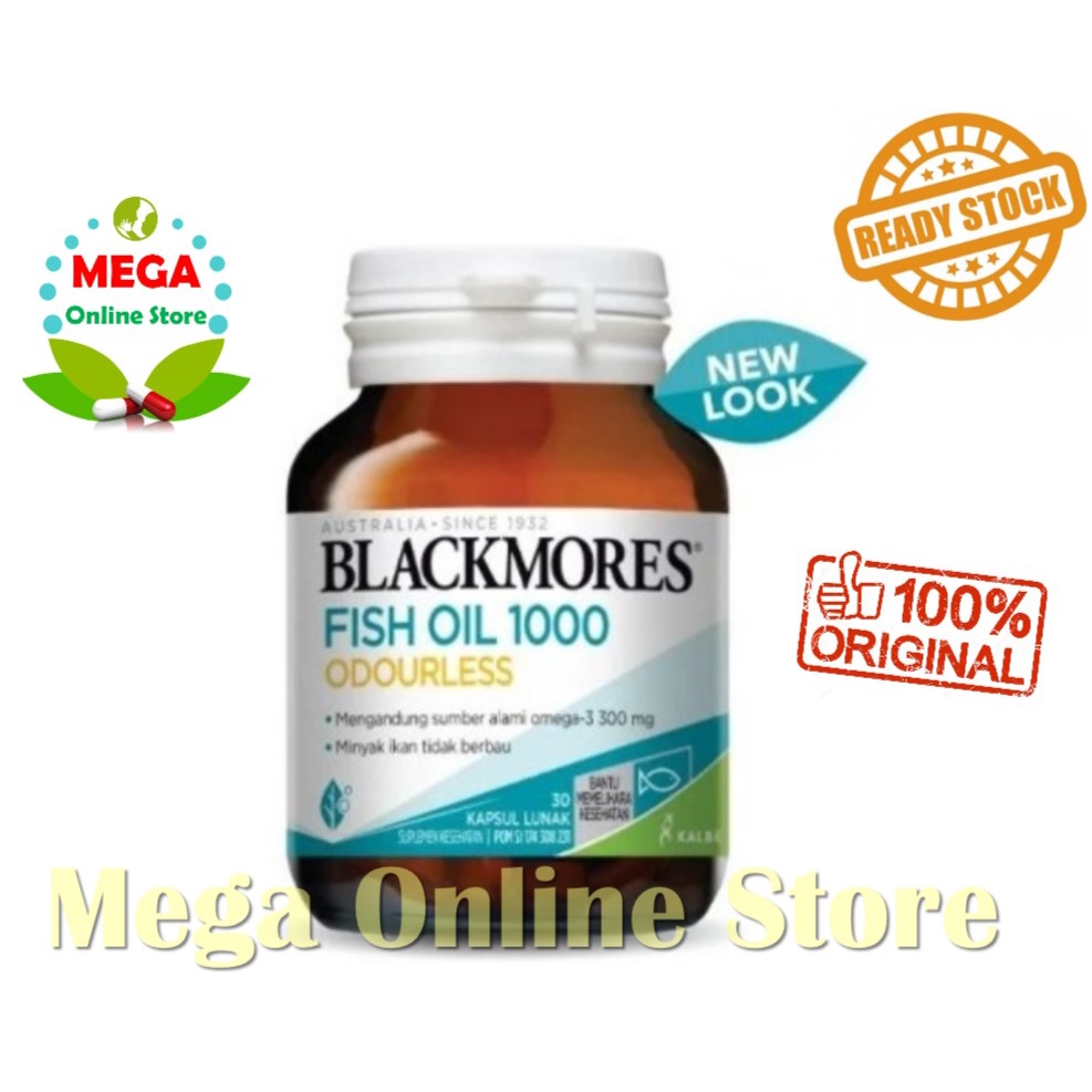 BPOM KALBE Blackmores Odourless Fish Oil 1000 mg