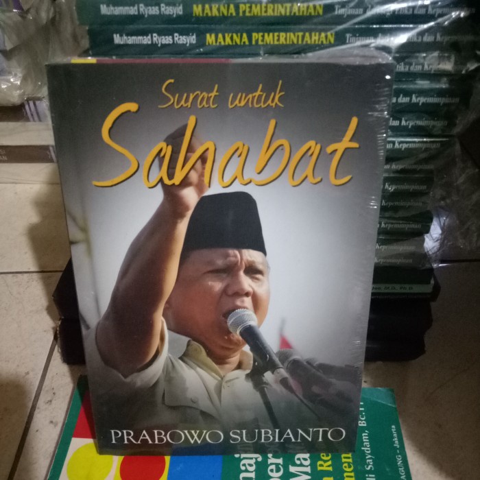 ORI BUKU SURAT UNTUK SAHABAT (PLUS CD)