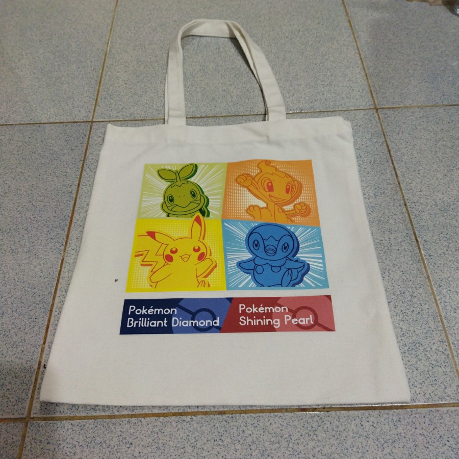 Totebag Pokemon Brilliant Diamond / Shining Pearl Official Merchandise