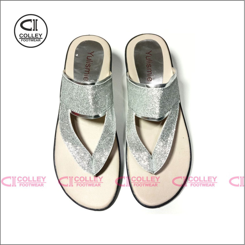 COD - SANDAL FLAT WANITA / GLOSSY / SANTAI GLOWING / FLT-SCW-031