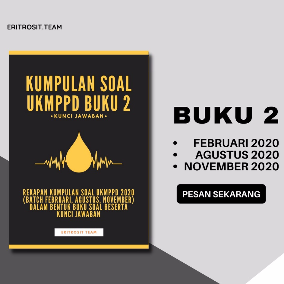 Kumpulan Soal UKMPPD Kedokteran Tahun 2020 (Buku 2)