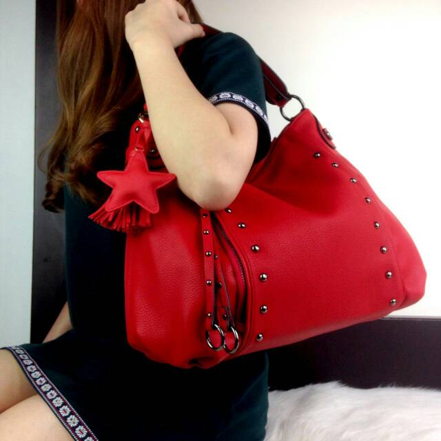 Tas Fashion MaxMara Studded Basic Leather #VN1118