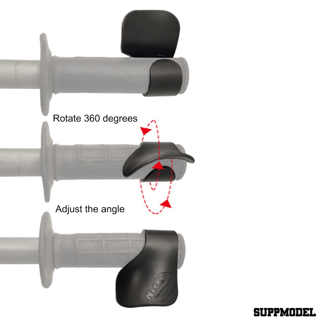 Spm Klip Penjepit Throttle Anti Slip Desain Ergonomis Warna Hitam Untuk Motor