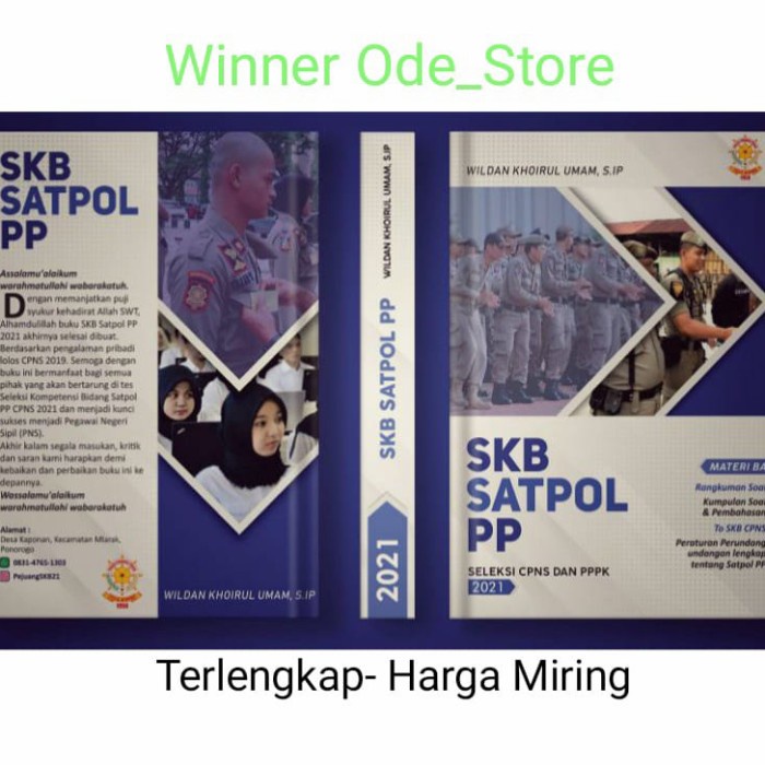

DISKON HARGA Buku SKB SATPOL PP CPNS 2021/Original-T'UpDate-T'lengkap-Harga MirinG KPL489