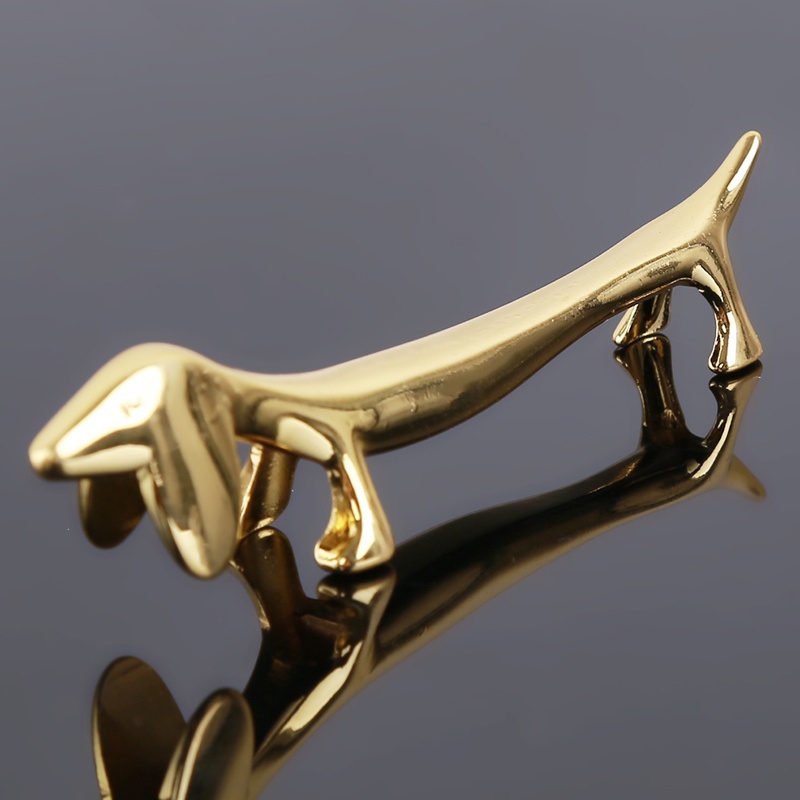 Stand Holder Sumpit / Sendok / Garpu / Pisau Bentuk Rusa / Anjing Bahan Zinc Alloy