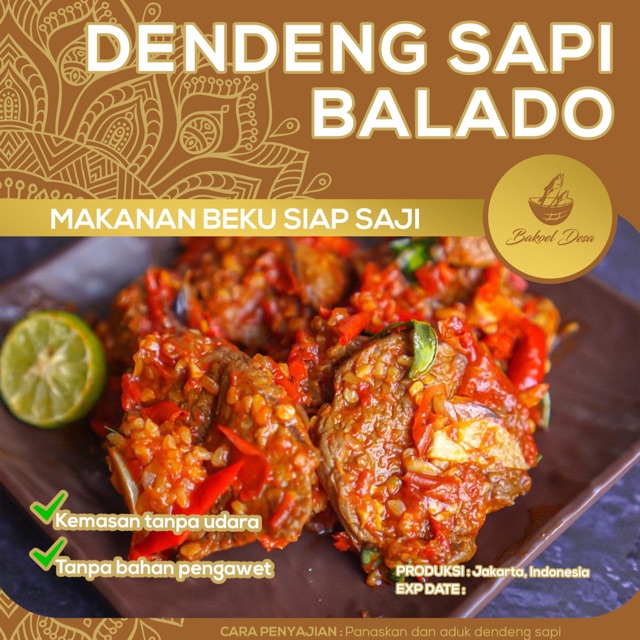 

FROZEN FOOD “Ready to Cook” Dendeng Sapi Balado 200gr