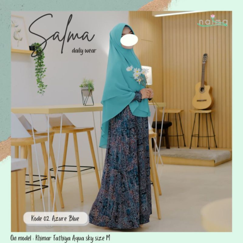 Naima gamis motif salma dress
