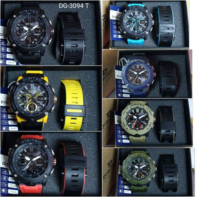 IDY - Jam DIGITEC DG 3094+ tali 100% original
