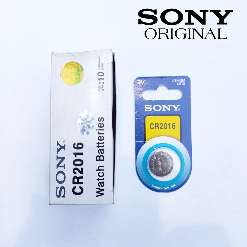 ORIGINAL BATTERY BATREI SONY CR 2016 SONY 2016 LITHIUM 3V