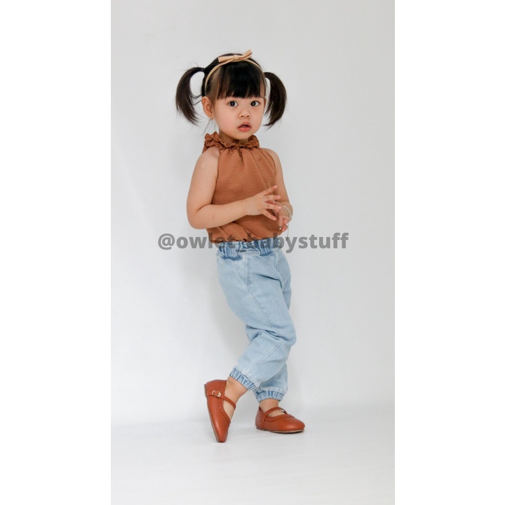 Owlet -  Blouse anak / kaos anak perempuan / Atasan anak perempuan / halter neck