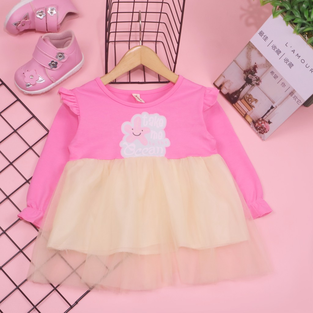 Bayi - 2 TAHUN | Dress Ae Ri - Korean Style Dress Tutu Baby Overal AnakKualitas Import Gaun Princess ZR Vedia