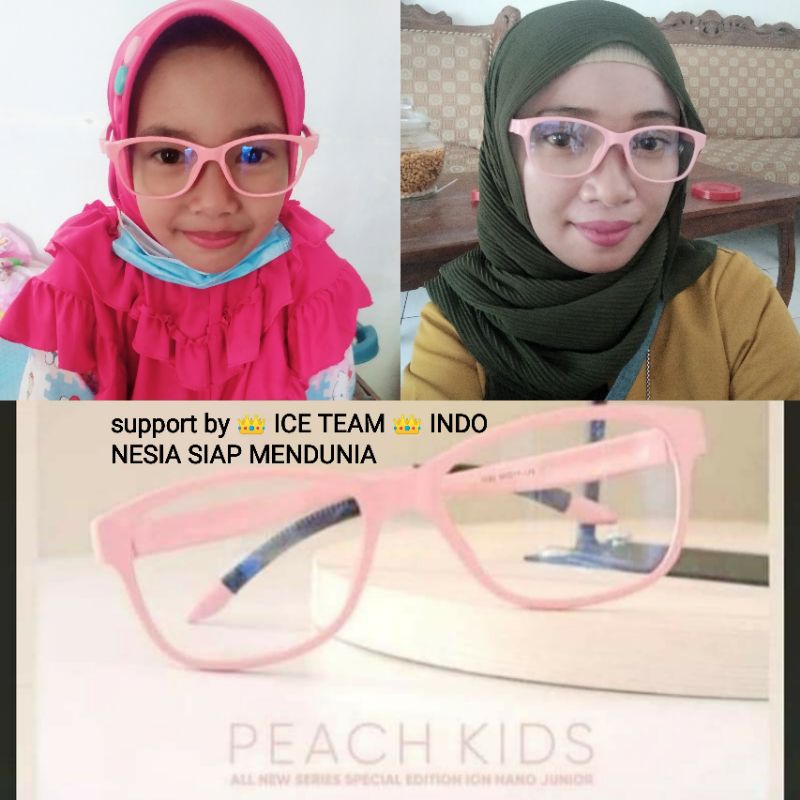 K INE BIGENMI PEACH KIDS dan BRG semi oval