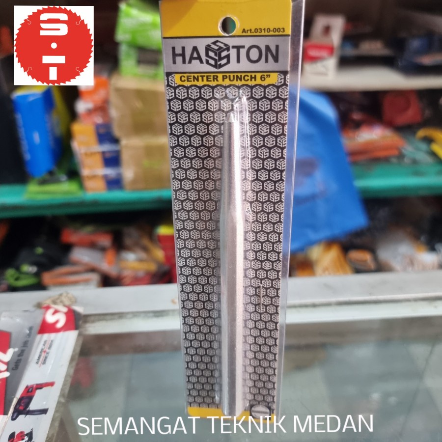 

DRIP CENTER PUNCH PILOT DRILL PENITIK TITIK BESI 6" PROHEX HASSTON
