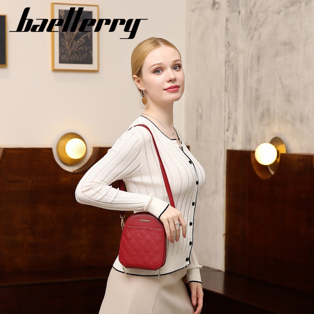 BAELLERRY N2501 Tas Selempang Wanita Dompet Panjang Wanita Dompet Handphone Sling Bag WATCHKITE WKOS