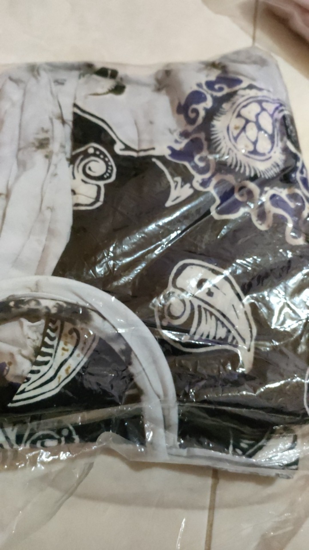 Mukena Lajur Encim Putihan Remek#batik Pekalongan