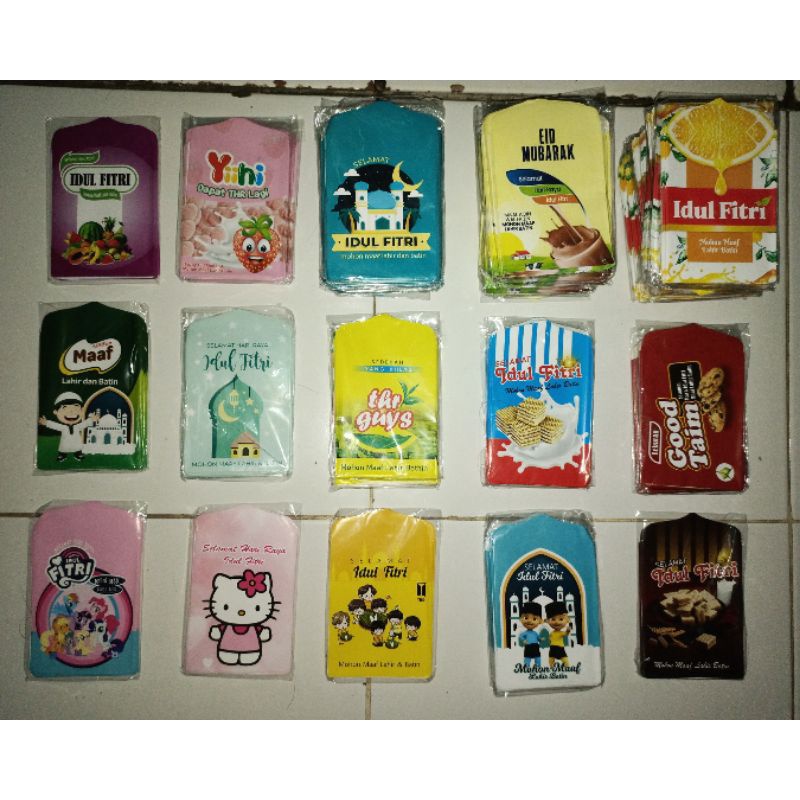 

SMR - Amplop / Ampau Lebaran Mini Sudah di lem per 3 pack (30pcs)