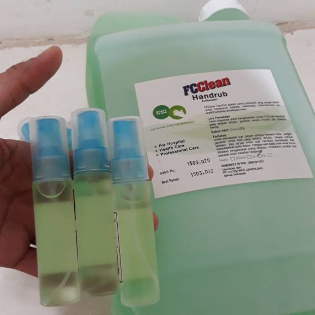 FC Clean Handrup Hand Sanitizer Refil ukuran 30ml