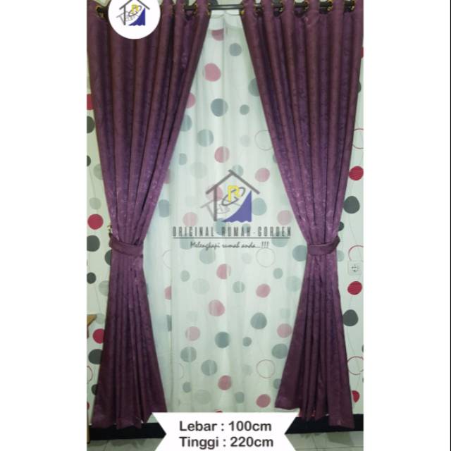 GORDEN BLACKOUT PREMIUM EMBOS UNGU