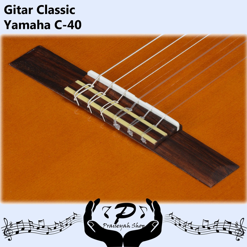 Gitar Klasik Yamaha C-40 Original Classic Guitar C40 C 40 Nylon