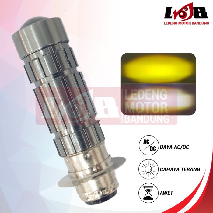 Autovision Mini Bi LED Projector H6 M5 Kaki1 12V 15W AC DC Dual Colors