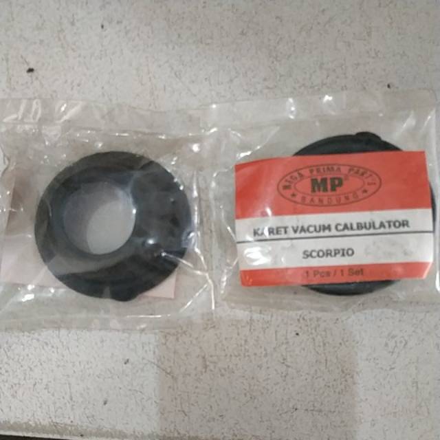 Karet vacum carbulator scorpio