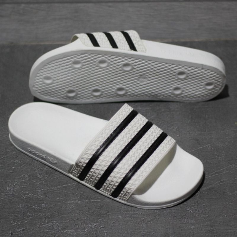 Sandal slide pria Sandal slop Sandal ADS ADILETTE ORIGINAL FULL TAG MADE IN ITALY-1