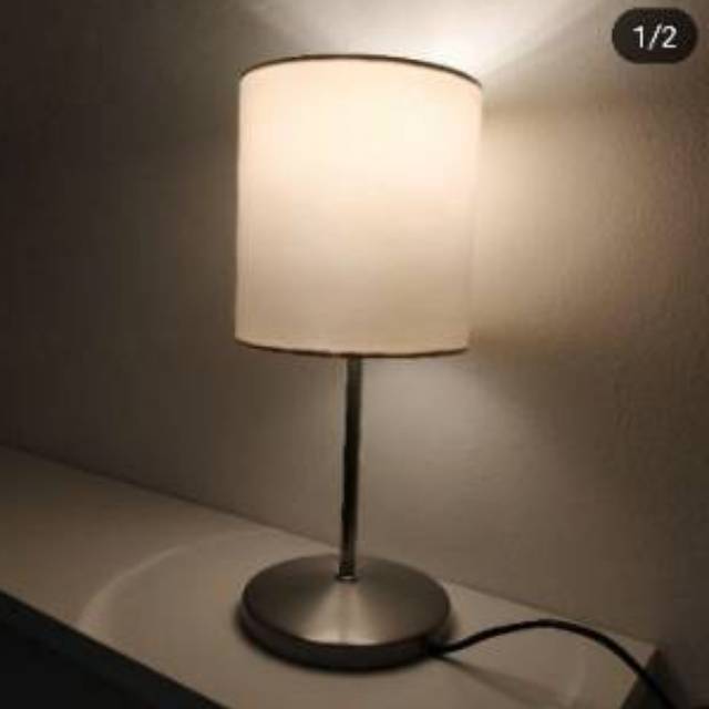 Ingared Lampu Meja Ikea Lampu Tidur 30cm Krem BELUM Bohlam | Shopee