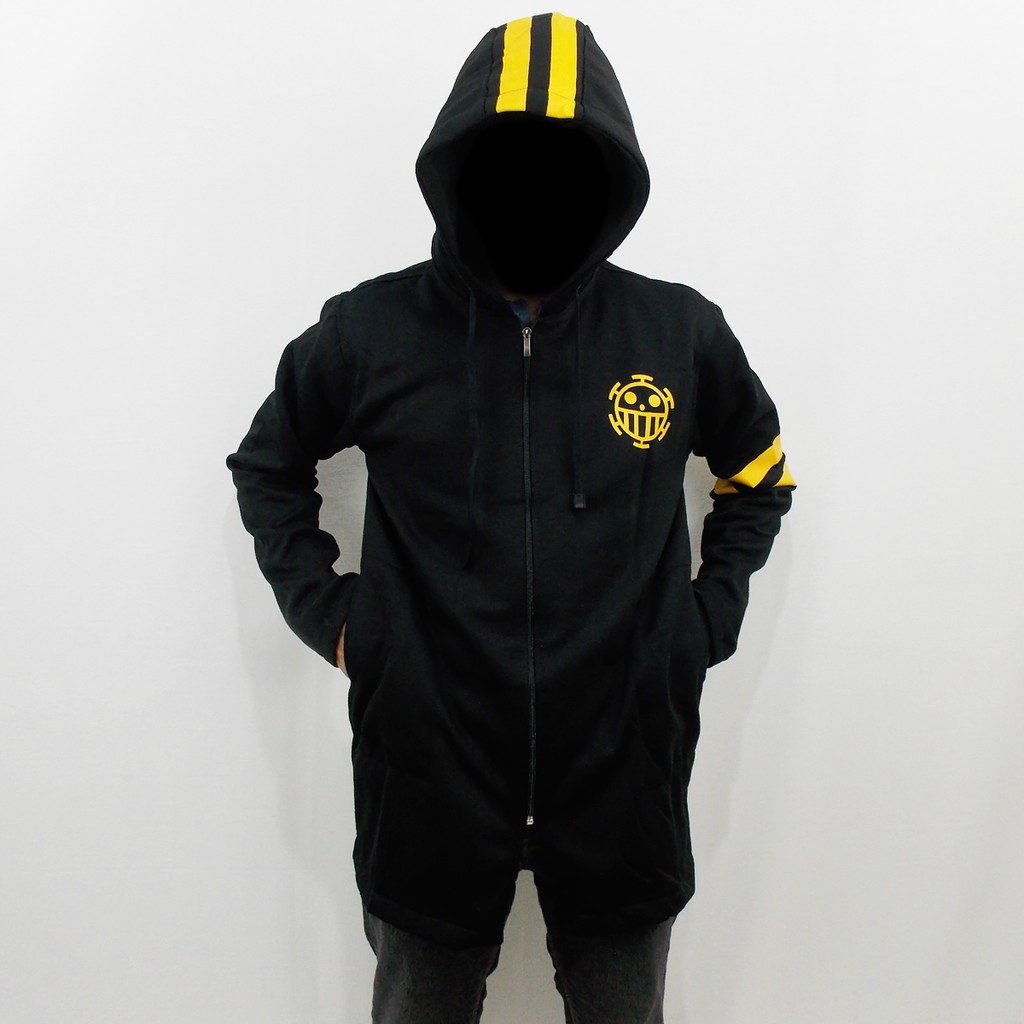 JUBAH ONE PIECE TRAFALGAR LAW - JAKET ONE PIECE TRAFALGAR LAW - JAKET LUFFY STRAW HAT PIRATES 01