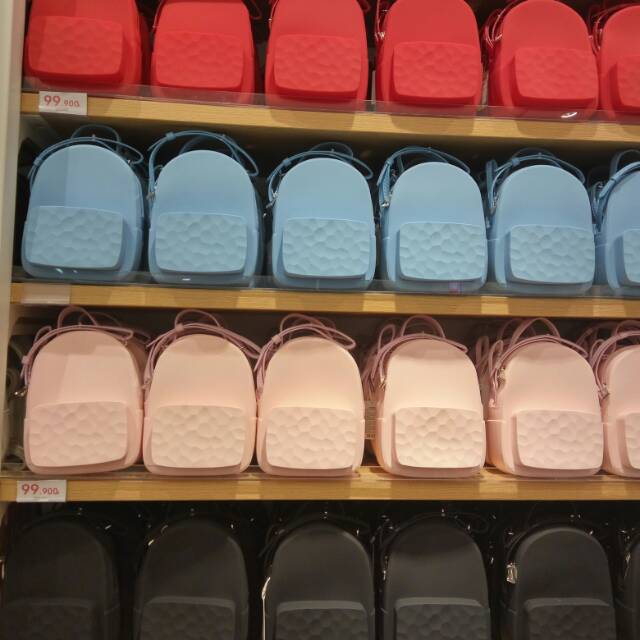 Tas selempang wanita miniso jelly