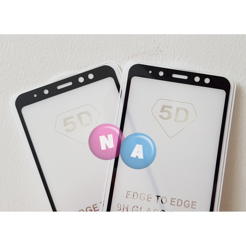 Tempered Glass Full Cover 5D Samsung A8 Plus - Tempered A8 Plus