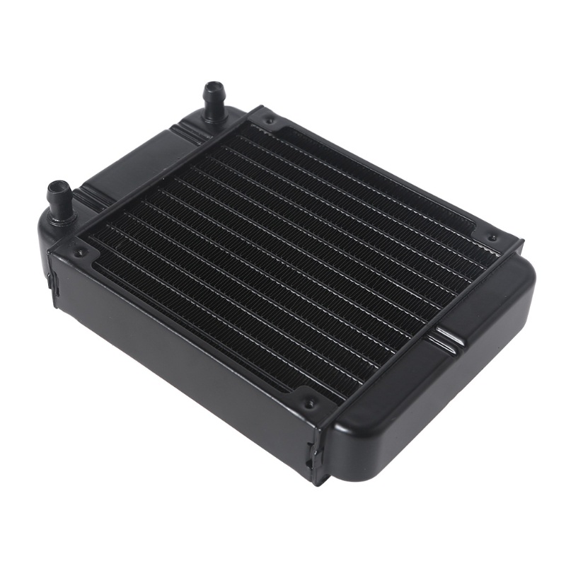 Bt Multiport G1/4Benang Radiator Aluminium 120mm Untuk Sistem Pendingin Air Komputer