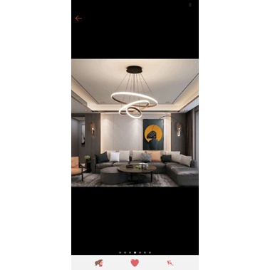 Lampu gantung minimalis bulat