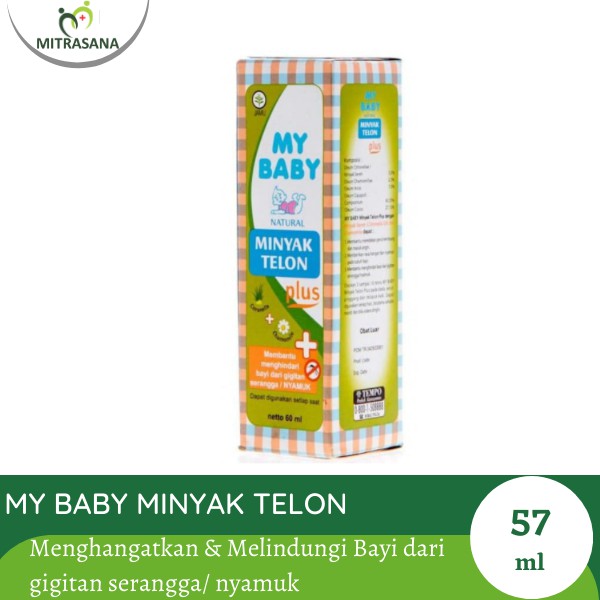 My Baby Minyak Telon 60 Ml - Menghangatkan Bayi