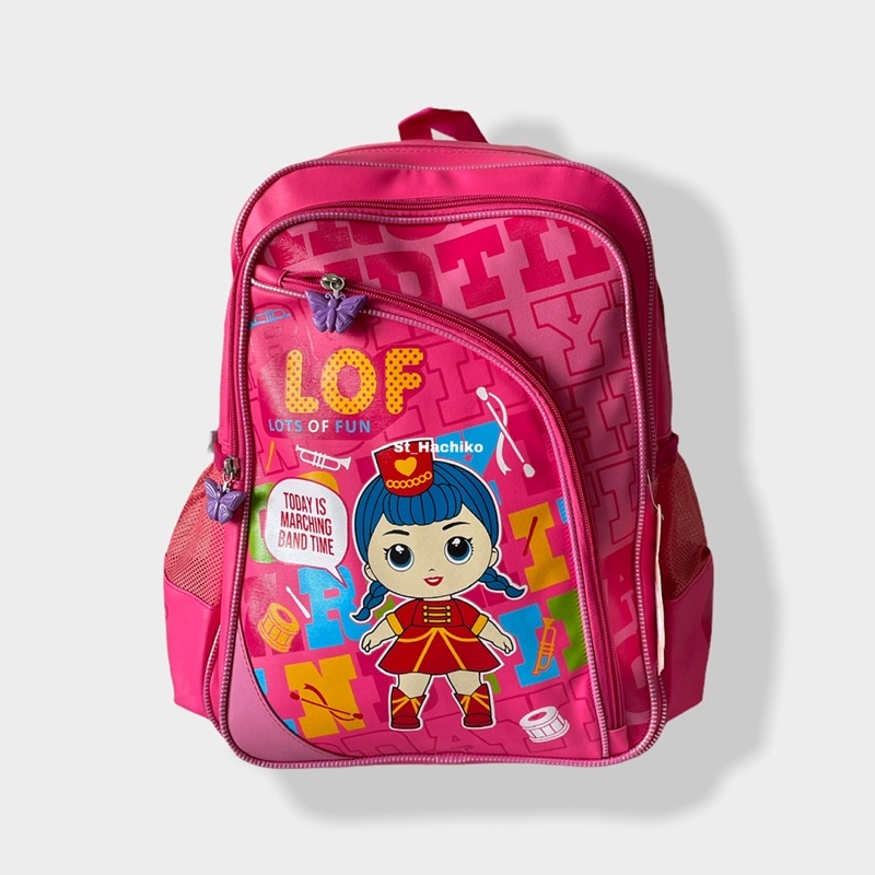 Tas Ransel Anak Cewe Alto Original | Tas Ransel Sekolah Anak TK/SD | Tas Anak Warna Pink | Tas Lucu 