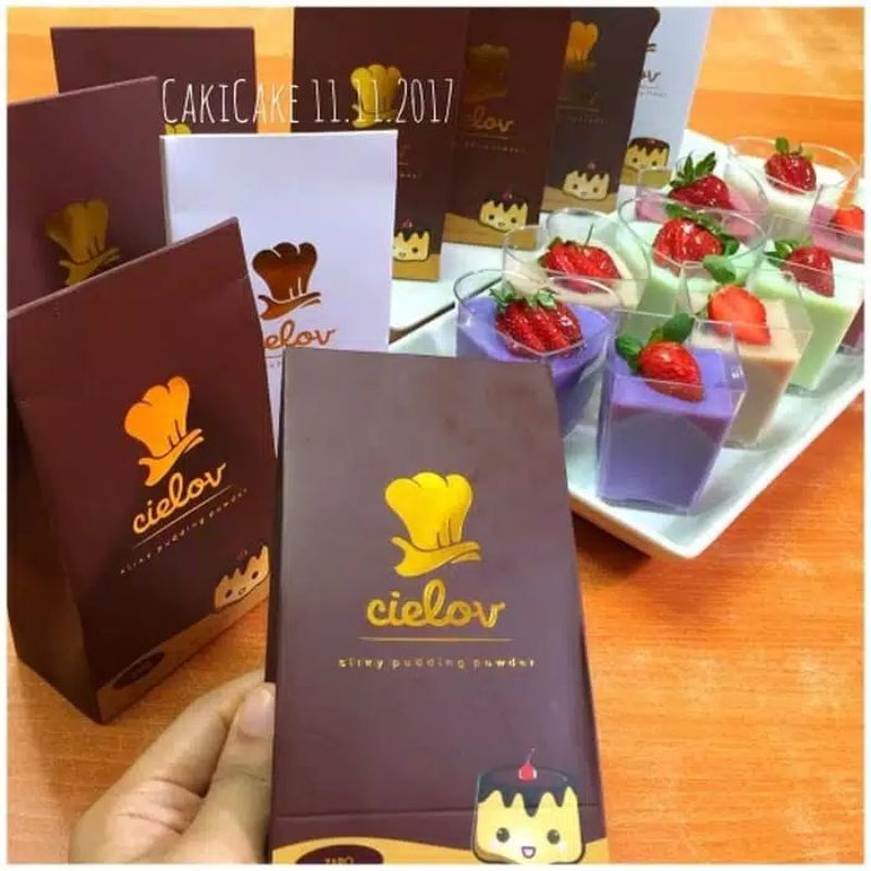 

cielov silky puding / powder cielov silky puding/ bahan silky puding /puding instant / silky puding