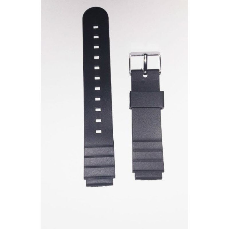 STRAP TALI JAM TANGAN CASIO MW-240-1EVD TALI JAM TANGAN KARET CASIO MW-240 / MW240 / MW 240 HITAM