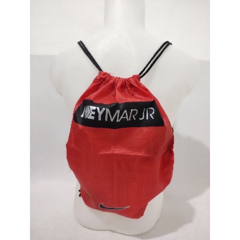 TAS SEPATU BOLA GYMSACK IMPORT NEYMAR JR NIKE RED