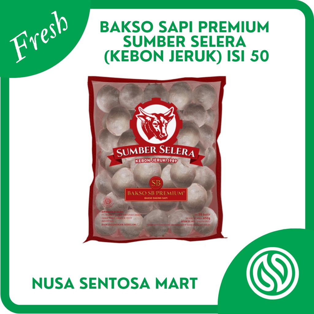 

Bakso Sapi Premium Sumber Selera (Kebon Jeruk) Isi 50