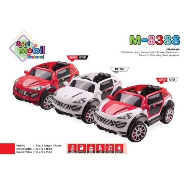 Mobil Aki Anak Porsche Cayenne PMB M-8388
