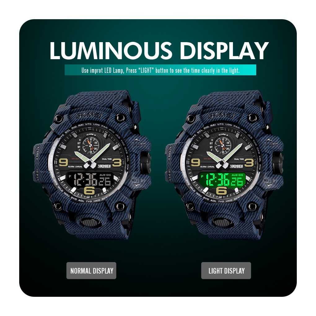 IDN - SKMEI Jam Tangan Analog Digital Pria - 1586